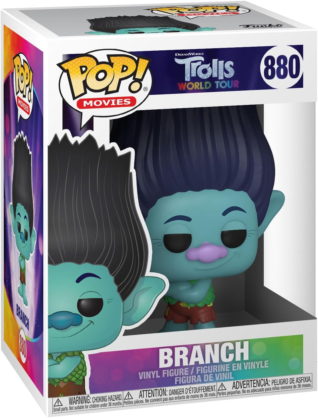 Funko Películas Trolls World Tour – Branch (Los estilos pueden variar)