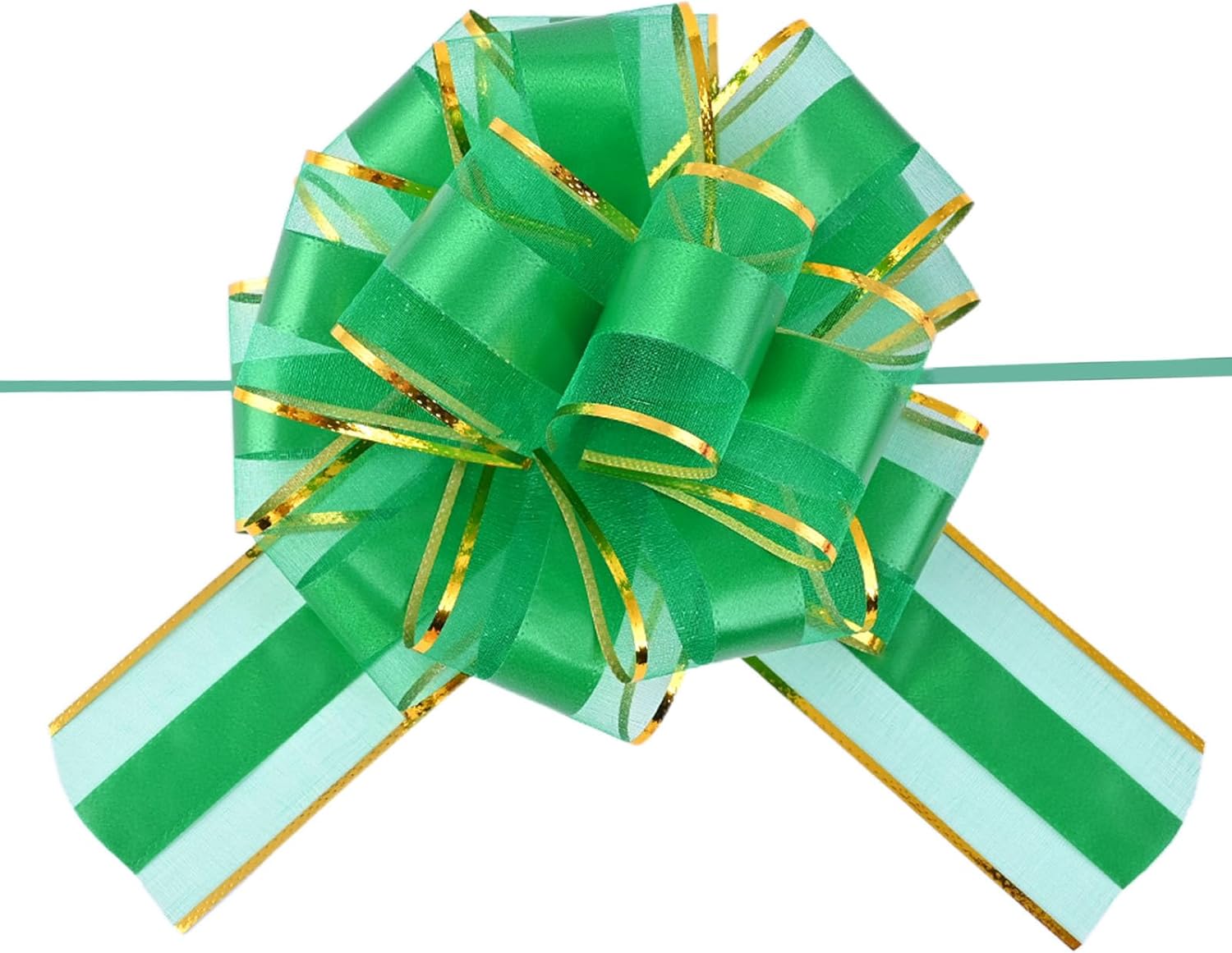 10 lazos grandes para envolver lazos para cestas de boda, lazos de regalo de 10 pulgadas de diámetro, lazos grandes para regalos, decoración de