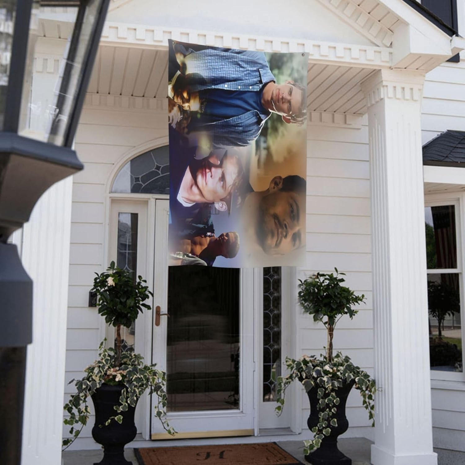Paul Movie Walker – Banderas impresas de 3 x 5 pies, colores vibrantes, decoración para interiores y exteriores, bandera de casa, fiesta de jardín