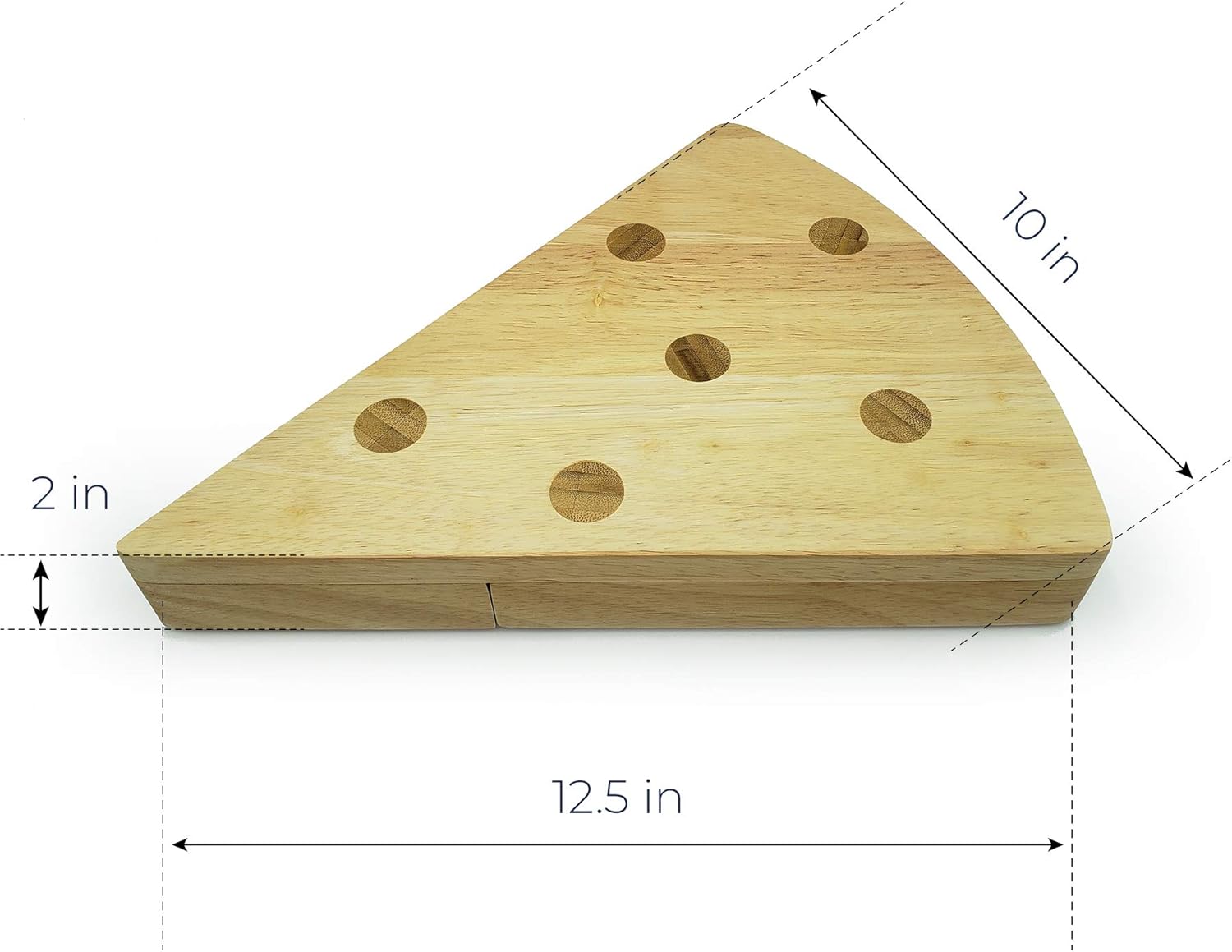 Juego de tablas de queso de madera de goma, plato de charcutería con juego de cubiertos, perfecto para cumpleaños, inauguración de la casa y regalos