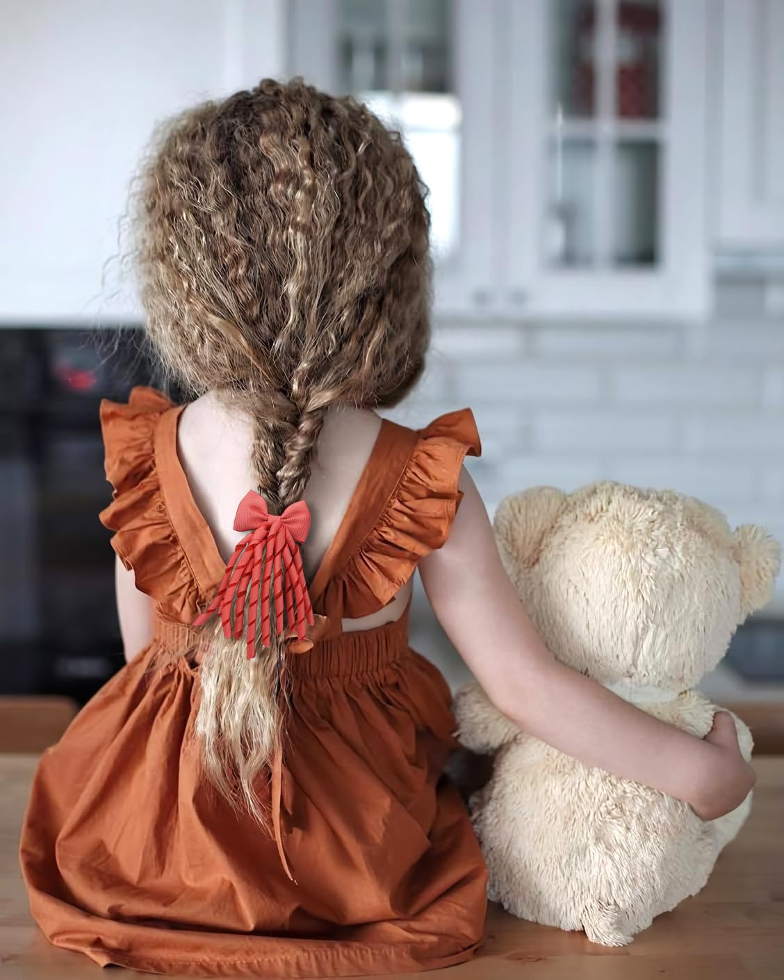 20 lazos para el cabello para niñas y bebés, lazos para el cabello rizados, bandas elásticas para el cabello, cintas de grogrén, soportes para cola