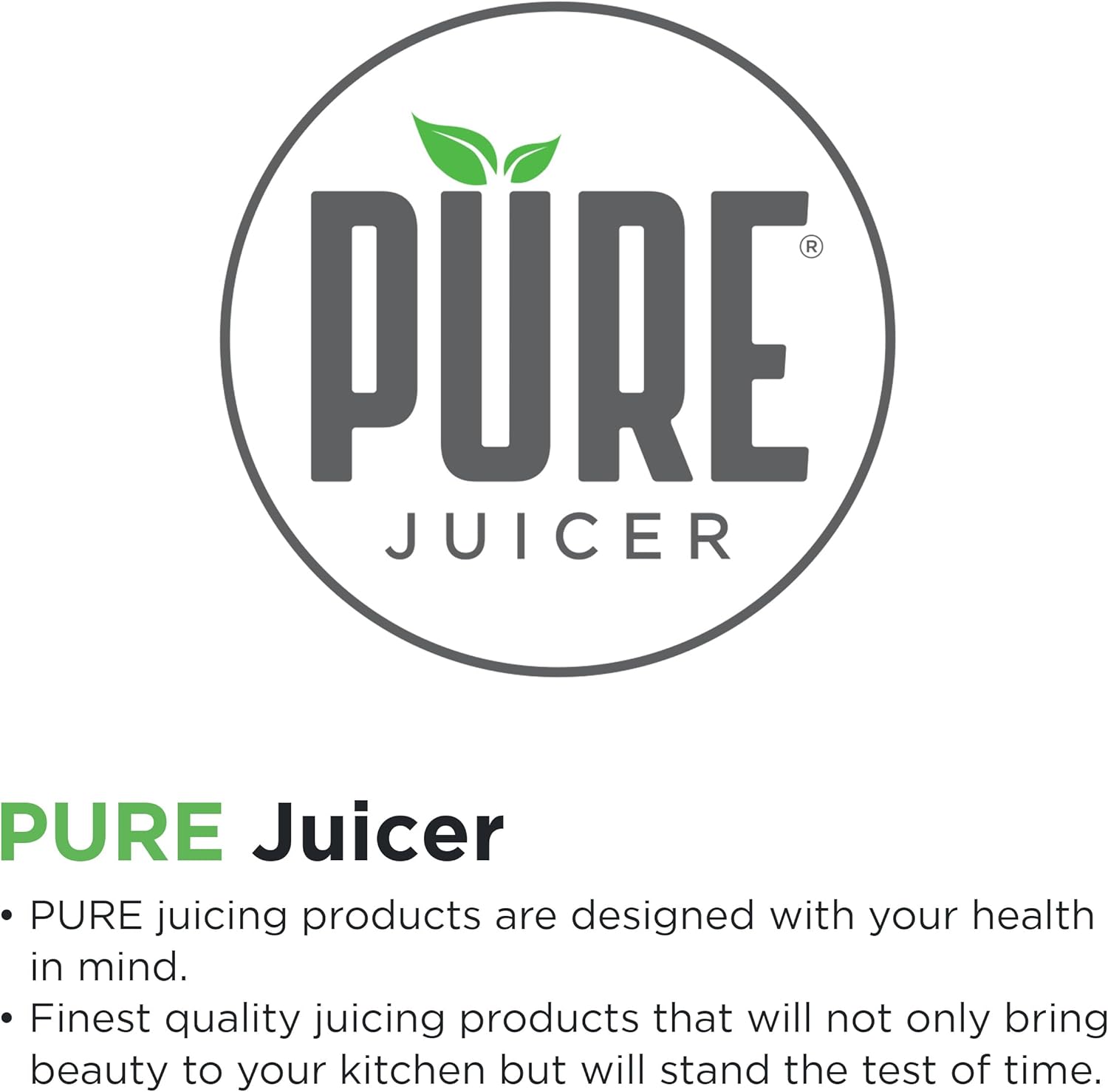PURE Juicer Cuchara de taza  Taza medidora única de 1.5 tazas12.2 fl oz  Cuchara medidora de acero inoxidable