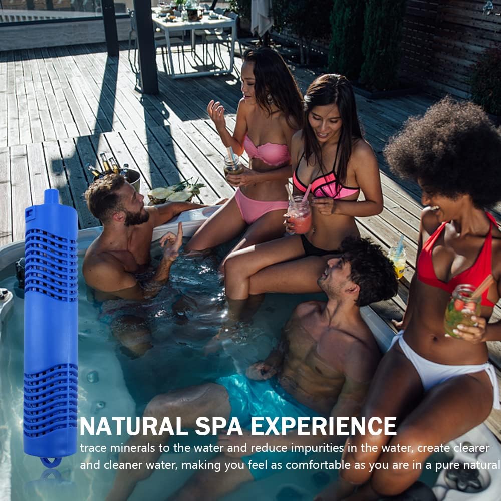 Meltset – Palo mineral para bañera de hidromasaje, cartucho de agua universal, accesorios de filtro para bañeras de hidromasaje, spas, piscina,