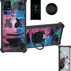 Aroepurt TCL 40 XL SE T – Funda compatible con TCL 40T para TCL 40XL, con protector de pantalla de vidrio templado, policarbonato duro + silicona Aroepurt TCL 40 XL SE T – Funda compatible con TCL 40T para TCL 40XL, con protector de pantalla de vidrio templado, policarbonato duro + silicona