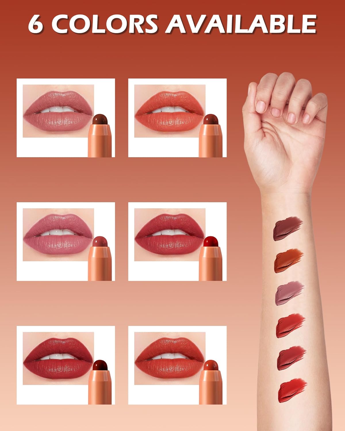 Bálsamo labial tintado hidratante, bálsamo labial de beso brillante, lápiz labial cremoso de larga duración, acabado jugoso de brillo transparente,