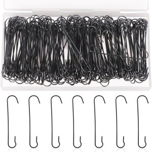 200 ganchos para adornos de Navidad, 2.4 x 0.5 pulgadas, ganchos para adornos de árbol de Navidad en forma de C con caja de almacenamiento, ganchos 200 ganchos para adornos de Navidad, 2.4 x 0.5 pulgadas, ganchos para adornos de árbol de Navidad en forma de C con caja de almacenamiento, ganchos
