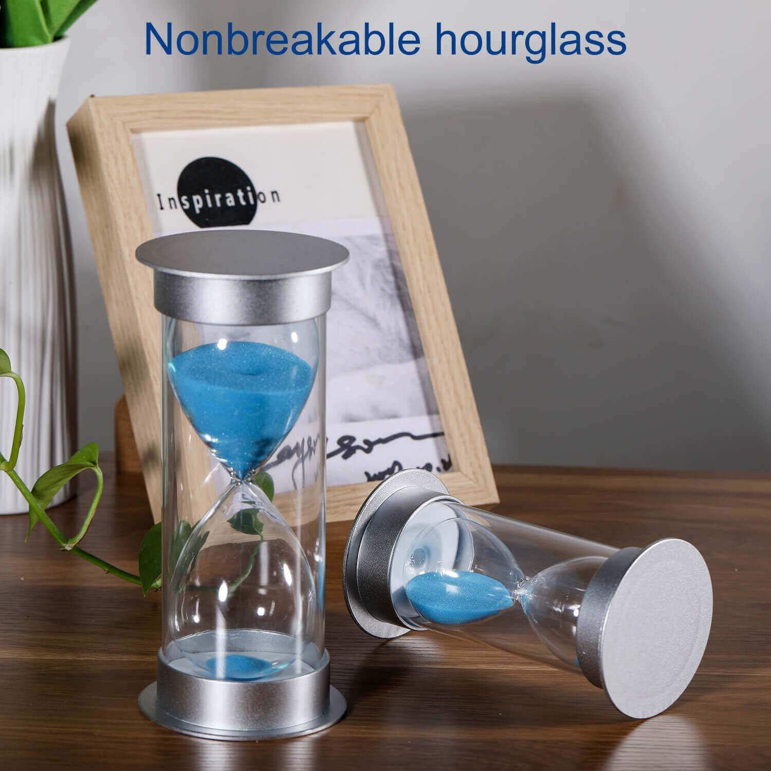 SuLiao Temporizadores de reloj de arena de reloj de arena temporizador de vidrio de 60 minutos de hora de arena, reloj de arena para niños,