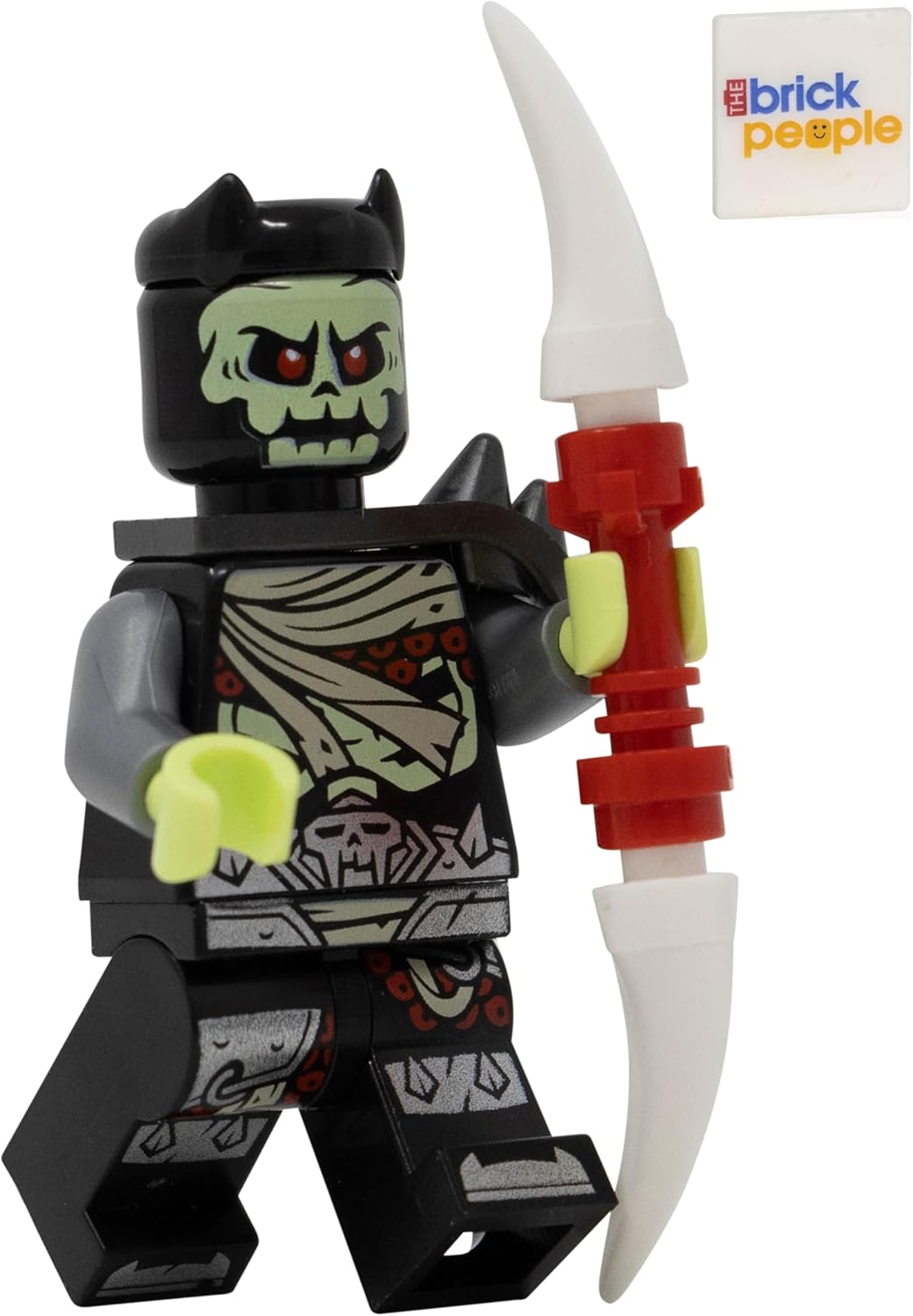 LEGO Ninjago Core Minifigura Guerrero Hueso con Hoja de Hueso