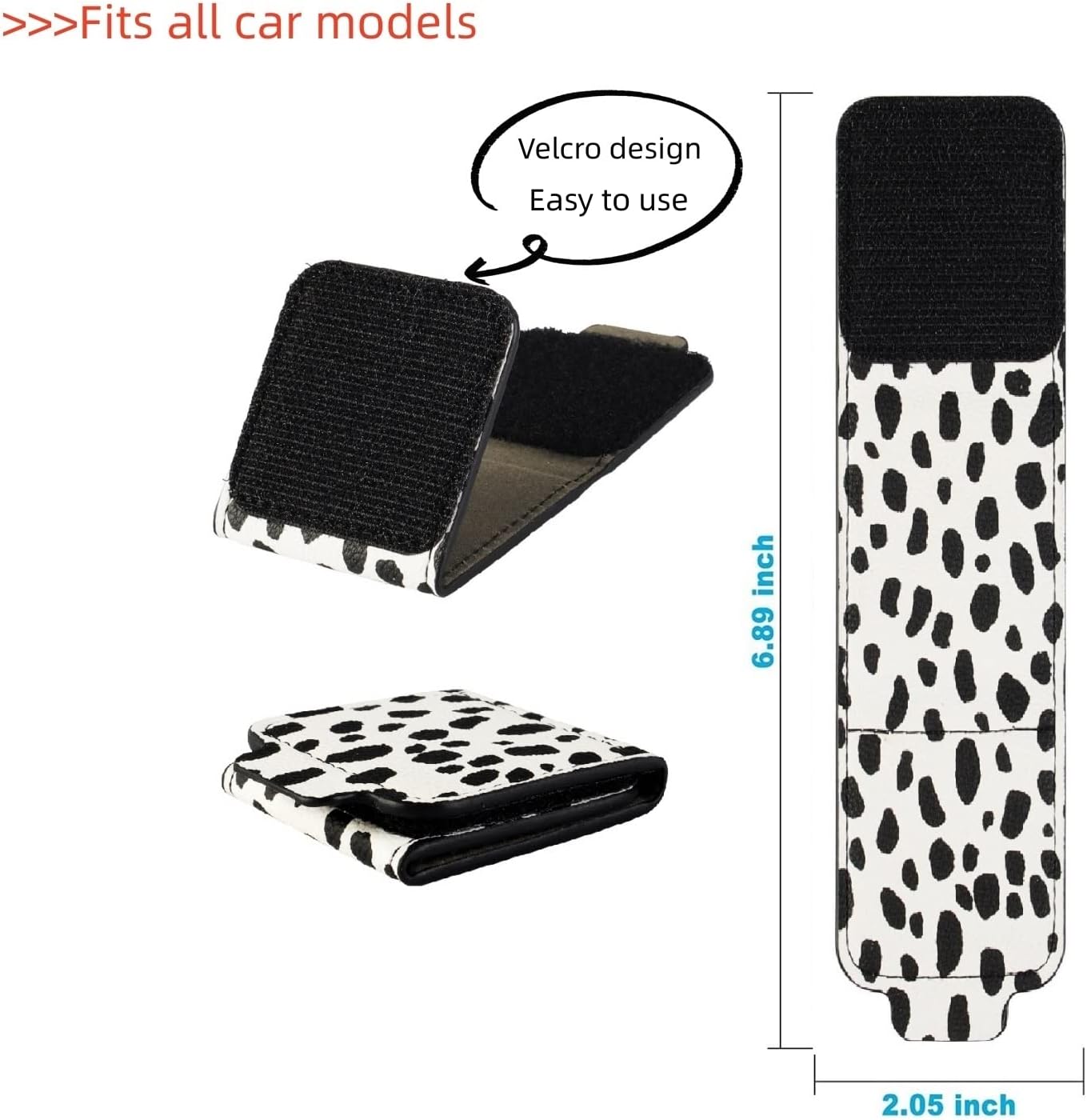 MYKOMI Clips para cinturón de seguridad, ajustador de cinturón de seguridad, cuero suave que no daña el pecho y el vientre (paquete de 2 unidades,
