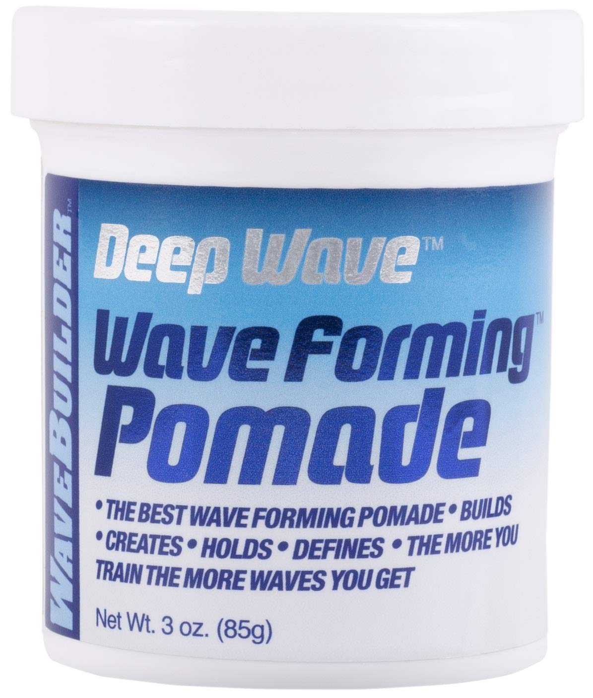 WaveBuilder Pomada formadora de ondas profundas  Fórmula original construye, crea, sujeta, define las ondas del cabello, 3 onzas
