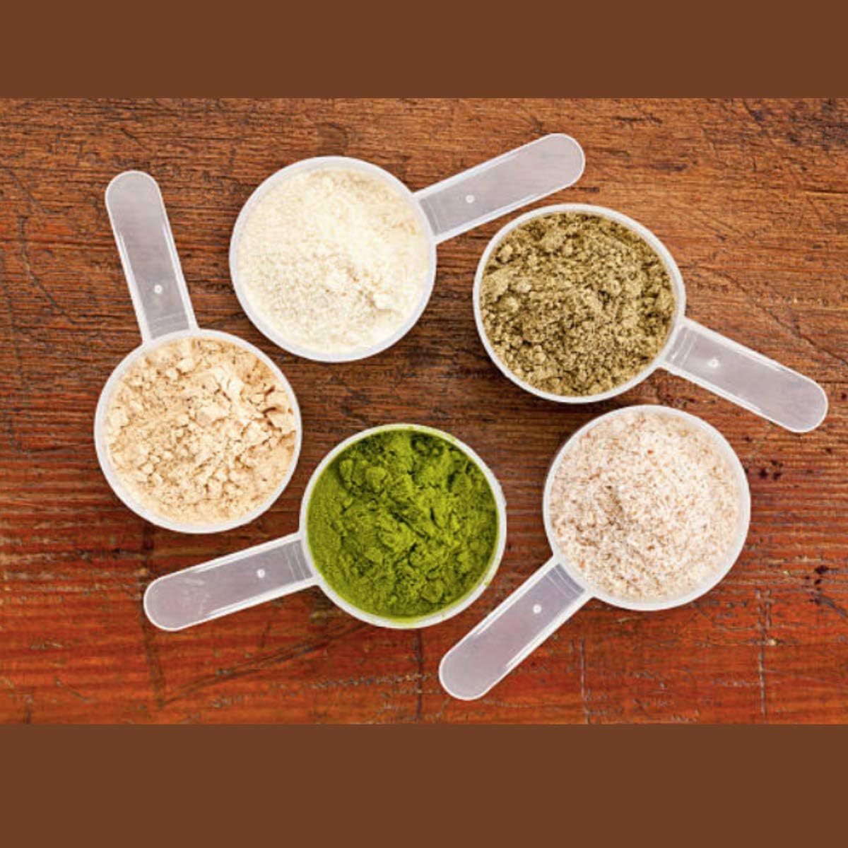 Cuchara de plástico de mango largo, cucharas medidoras para polvos y gránulos, café, alimentos para mascotas, granos, proteínas, especias y otros