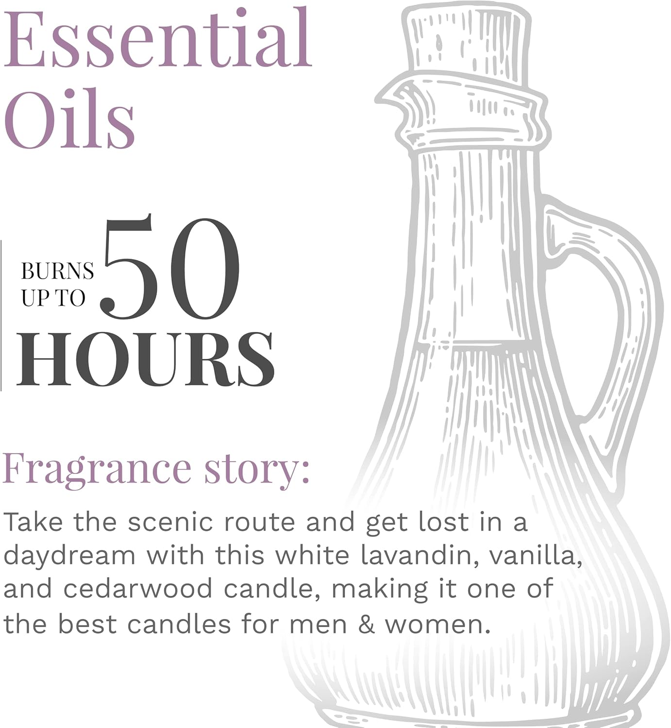 Essential Elements by Candle-Lite Company – Vela perfumada con mecha de madera, Daydreamer, una vela de aromaterapia de una sola mecha de 16 onzas