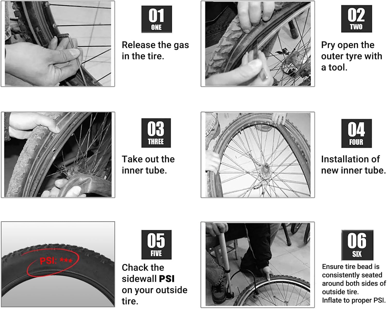 CALPALMY Paquete de 2 tubos de bicicleta 700c, 700 x 3543c, válvula Schrader y válvula Prseta, compatible con 700x35C 700x36C 700x37C 700x38C