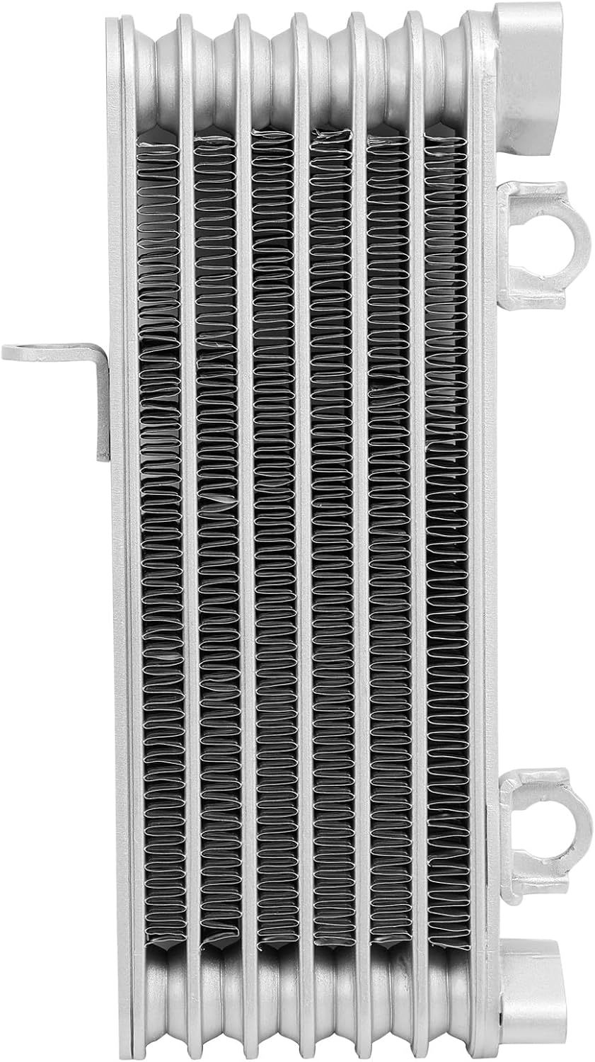 TCT-MOTORPARTS Enfriador de radiador plateado apto para Suzuki GSXR1000 GSXR 1000 07-08 2007 2008