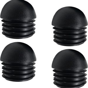 HANSHILAI – Tapón de tubo abovedado de 2 pulgadas, tapones de plástico negro de 1.969 in, 4 piezas de inserciones de tubo redondo para muebles, HANSHILAI – Tapón de tubo abovedado de 2 pulgadas, tapones de plástico negro de 1.969 in, 4 piezas de inserciones de tubo redondo para muebles,