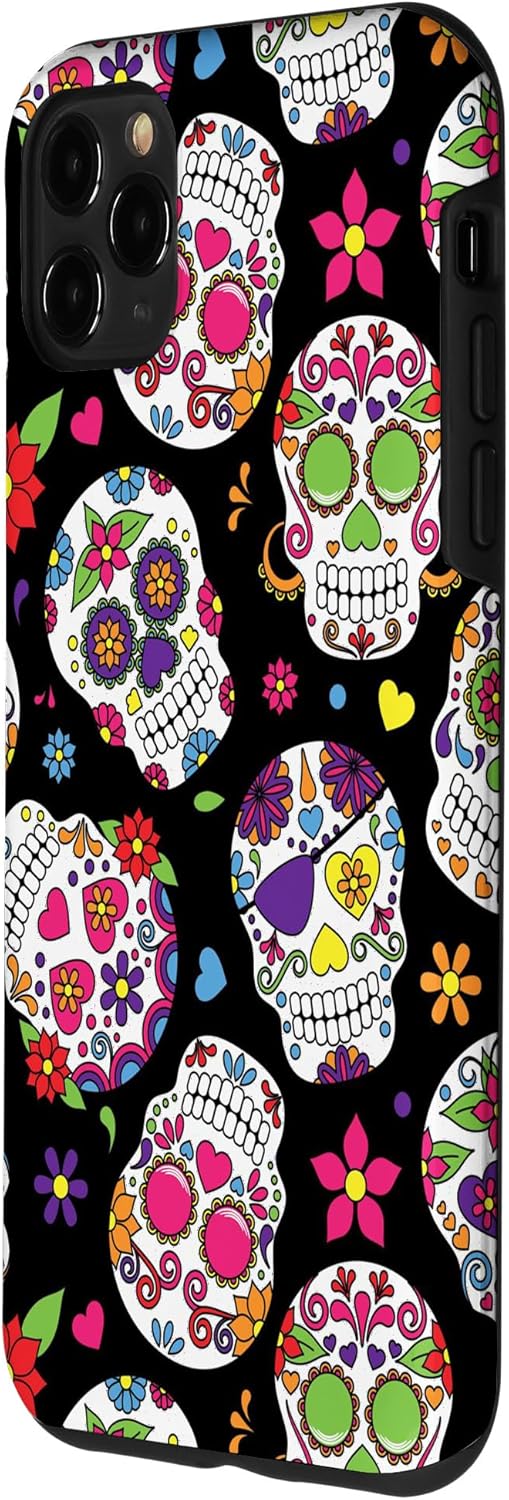 Carcasa para iPhone 11 Pro Max, diseño de calaveras