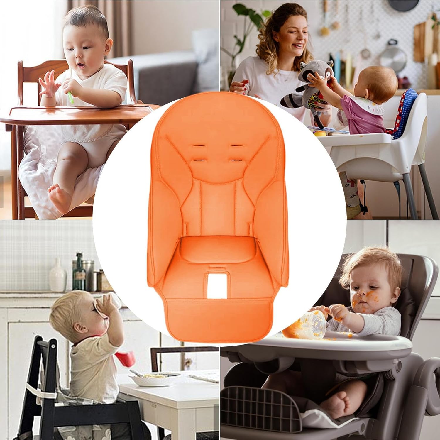 Fundas para silla alta para bebé, cojín de silla alta, funda de repuesto universal para silla alta Gracos, para silla alta Ingenuity