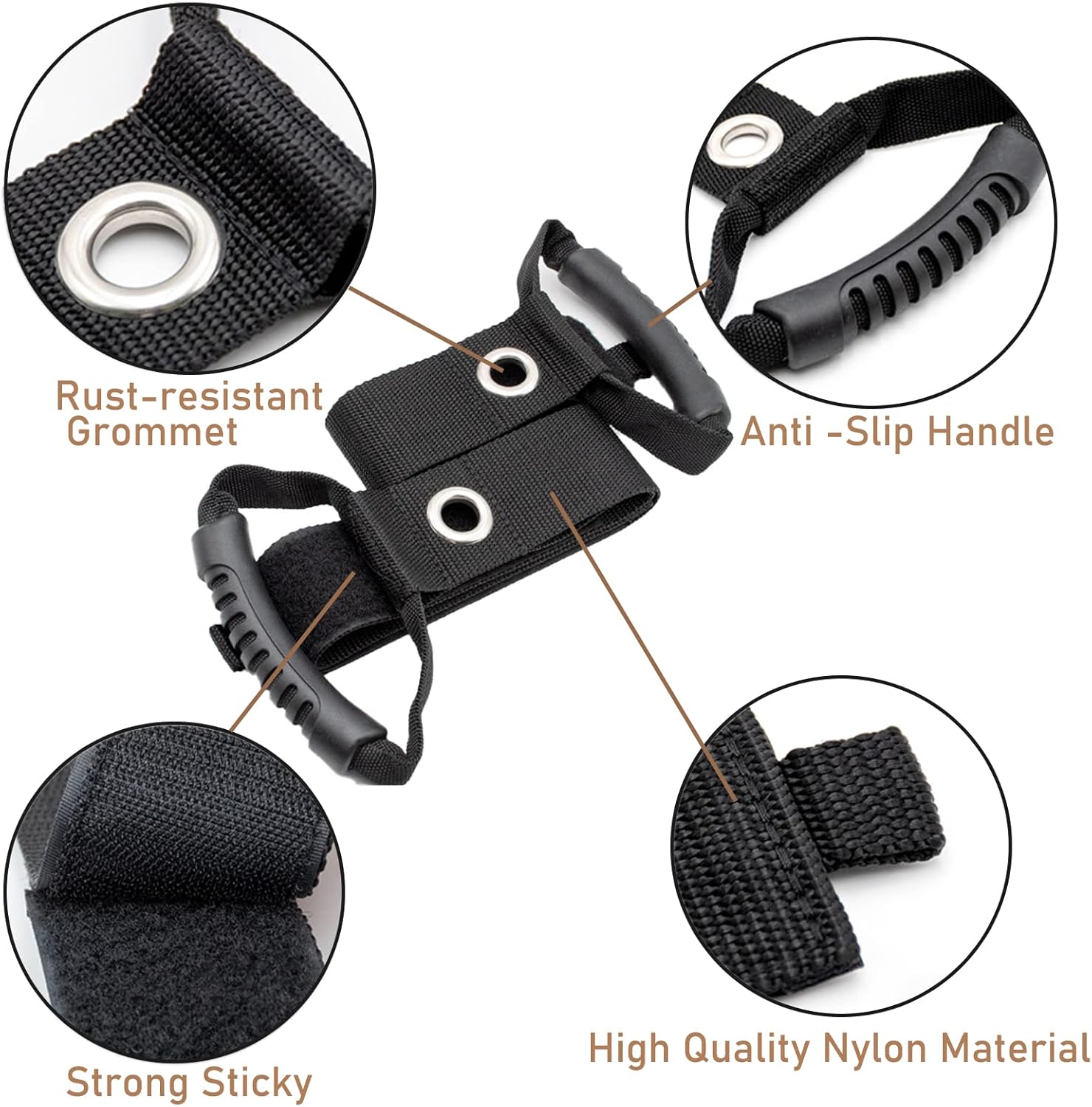 Swingers – Paquete de 3 correas de almacenamiento de manguera de jardín con hebilla triangular, correas de almacenamiento de manguera de agua,