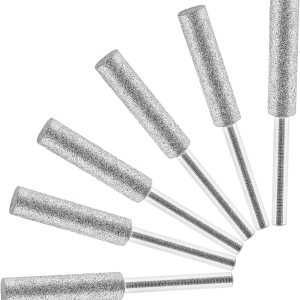 Afilador de motosierra de diamante de 732 pulgadas (0.217 in), 6 piezas, piedras de afilar motosierra de diamante para joyería de madera eléctrica Afilador de motosierra de diamante de 732 pulgadas (0.217 in), 6 piezas, piedras de afilar motosierra de diamante para joyería de madera eléctrica