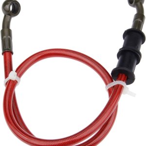 Mtsooning – Manguera de aceite para embrague, freno, de acero trenzado, para motocicleta, tubo, 1 unidad., 60cm, Rojo Mtsooning – Manguera de aceite para embrague, freno, de acero trenzado, para motocicleta, tubo, 1 unidad., 60cm, Rojo