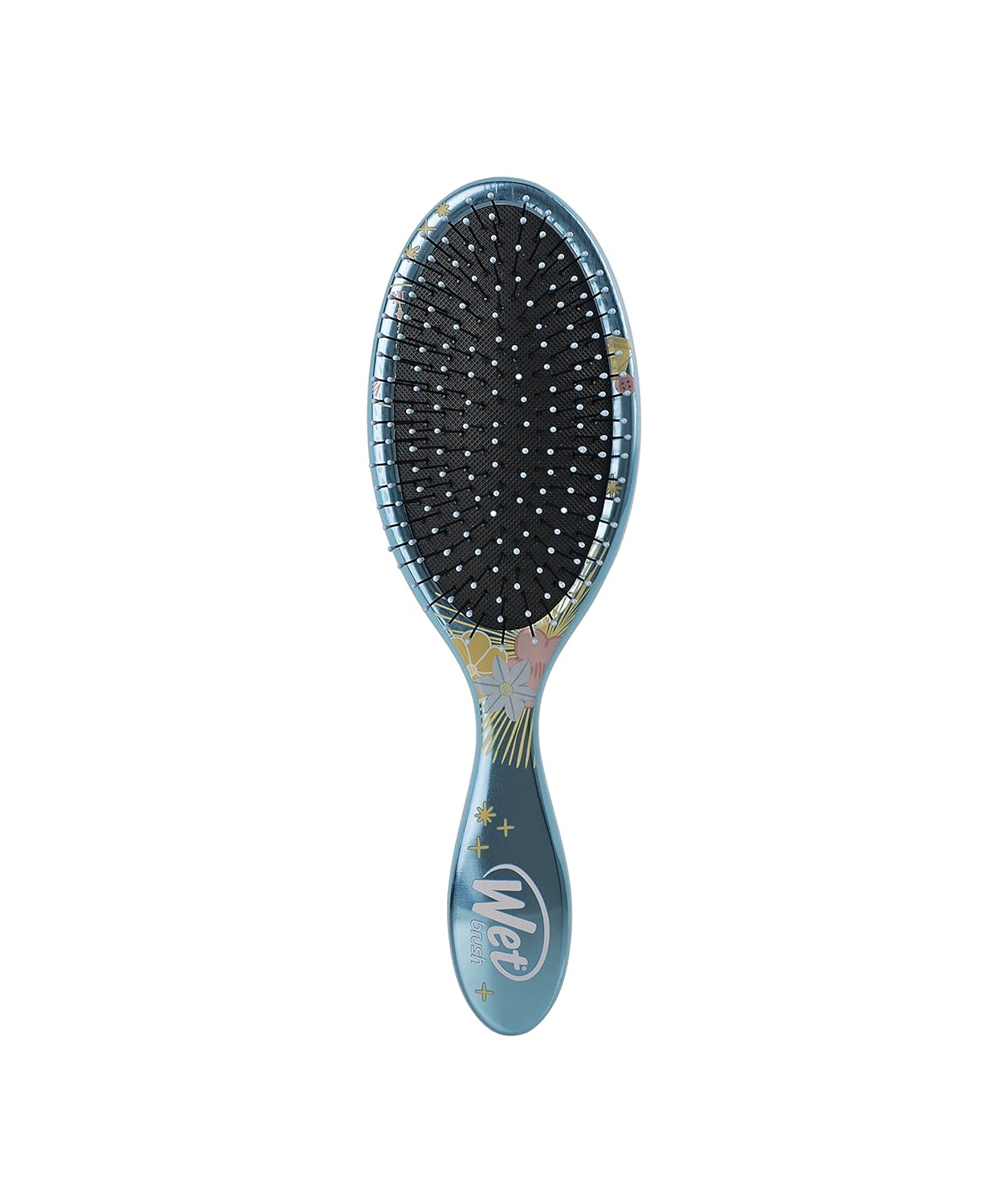 Wet Brush Original Detangler – Cepillo de cabello, diseño Cenicienta (Disney) Princess Wholehearted, color azul, todo tipo de cabello, cerdas