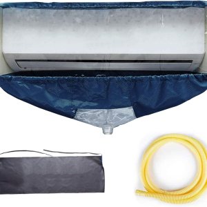 WOMACO Cubierta de limpieza de aire acondicionado dividida, kit de limpieza de aire acondicionado montado en la pared, kit de limpieza de lavado de WOMACO Cubierta de limpieza de aire acondicionado dividida, kit de limpieza de aire acondicionado montado en la pared, kit de limpieza de lavado de