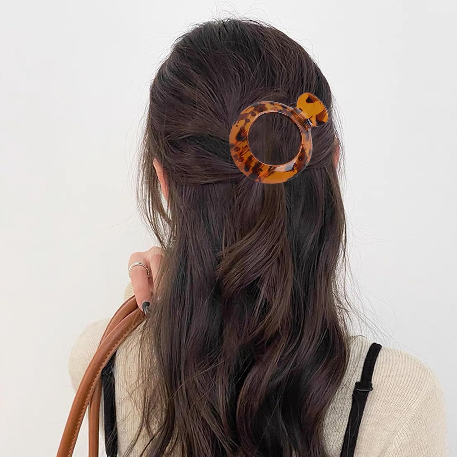 4 pinzas pequeñas y planas para cabello fino, antideslizantes, abrazaderas de mandíbula, acción de resorte resistente, accesorios perfectos para el