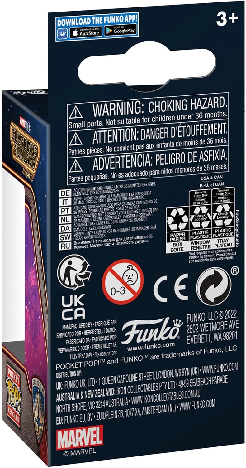 Funko Pop! Llavero Guardianes de la Galaxia Volumen 3 – Cohete