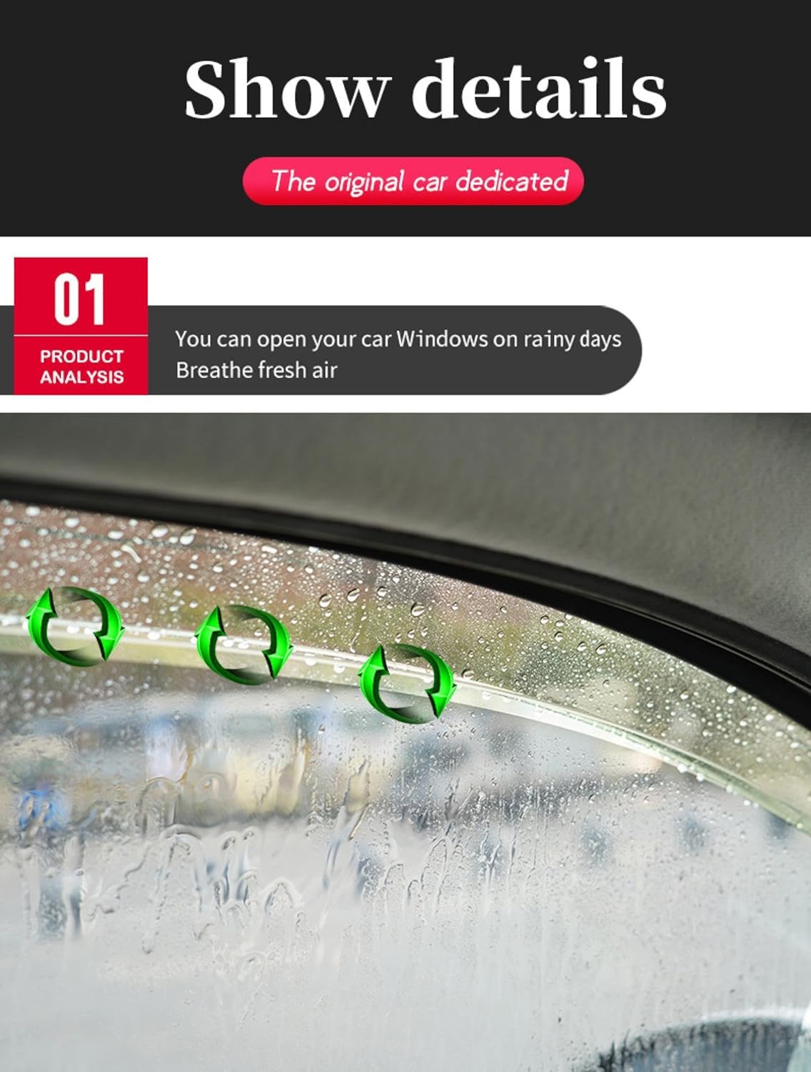 Protector de lluvia de automóvil, para Nissan Navara NP300 D23 2015-2022 – Protectores de lluvia para ventana de automóvil, protector de lluvia para