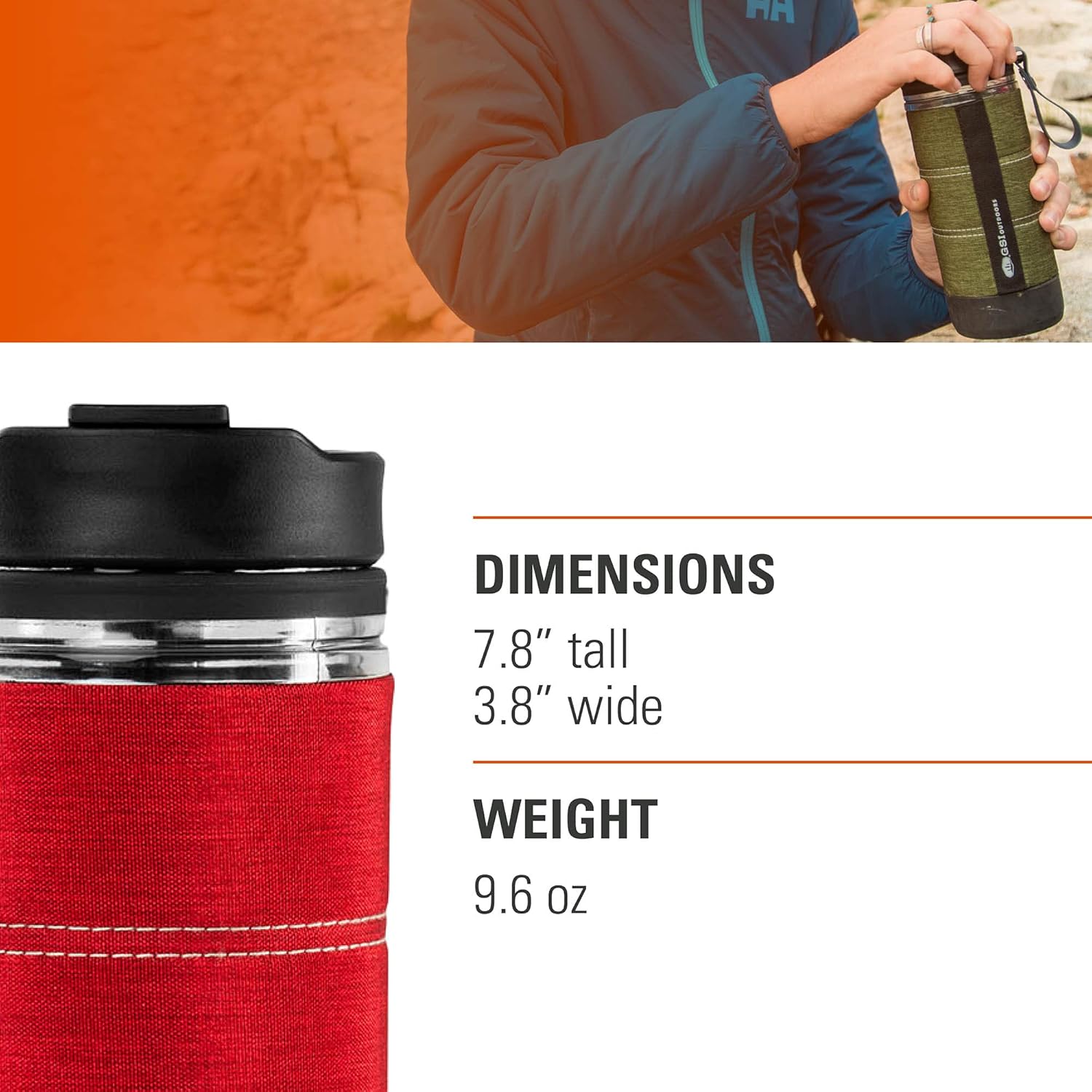 GSI Outdoors, Commuter JavaPress, cafetera de prensa francesa para exteriores