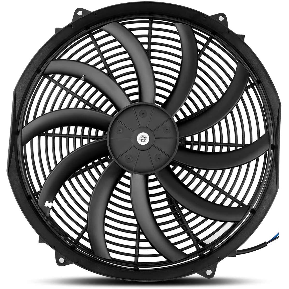 American Volt – Ventilador de refrigeración para motor eléctrico de 12 voltios, reversible, de alto rendimiento, para auto, camión, refrigerador,