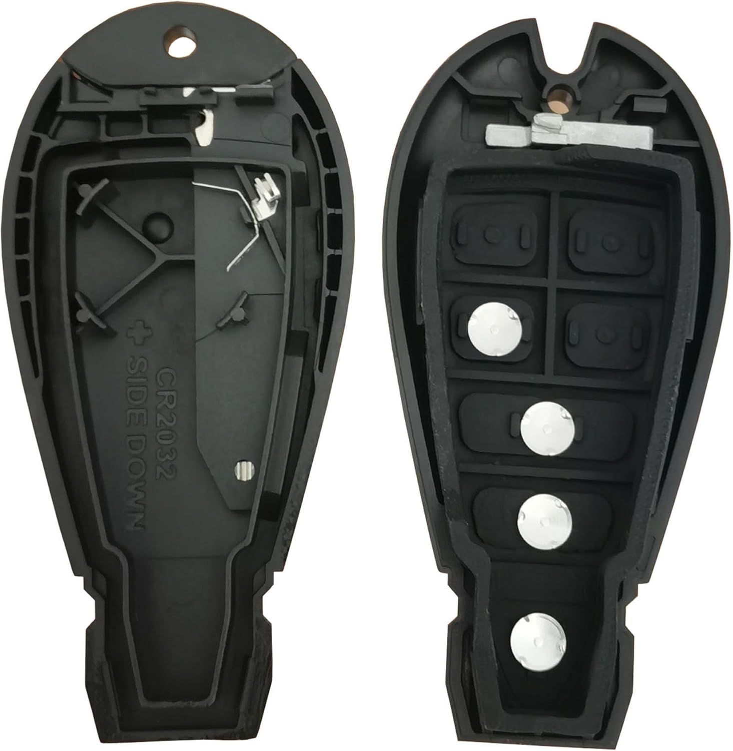 Repuesto para llavero remoto de entrada sin llave para Dodge Challenger Dodge Charger 2008-2010 Chrysler 300 (4 botones a)