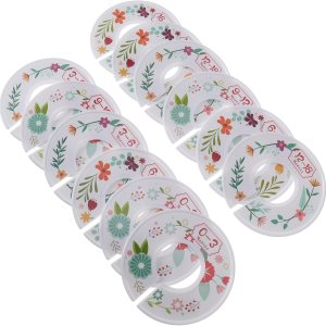 TOYANDONA 12pcs Categoría Hoja Ropa Percha Divisores Ropa Ropa Infantil Divisores de Tamaño de Dibujos Animados Ropa Divisor Armario Organizador TOYANDONA 12pcs Categoría Hoja Ropa Percha Divisores Ropa Ropa Infantil Divisores de Tamaño de Dibujos Animados Ropa Divisor Armario Organizador