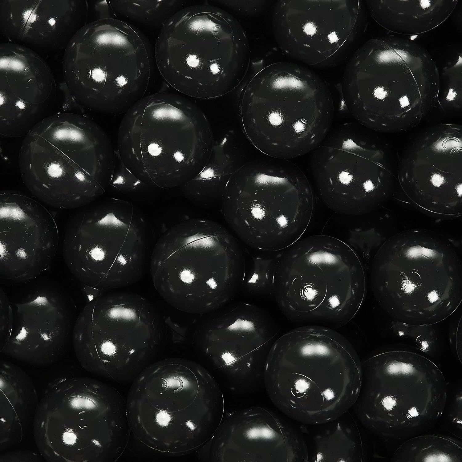 PlayMaty Pelotas de juego  Pelotas de plástico transparente sin ftalatos y BPA, 2.36 pulgadas para niños pequeños y bebés para casa de juegos,