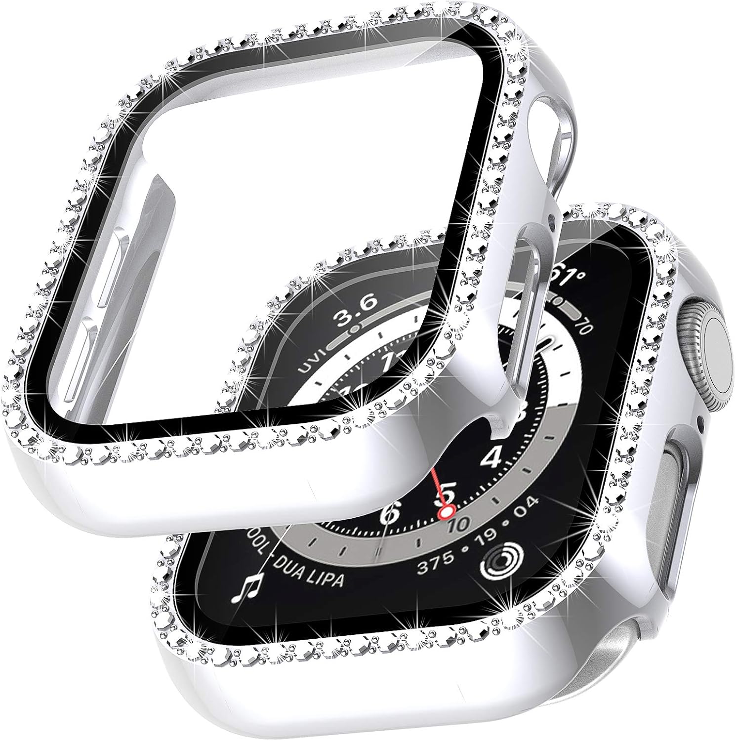TOCOL – Juego de 2 fundas para Apple Watch Series 654321 y Apple Watch SE.