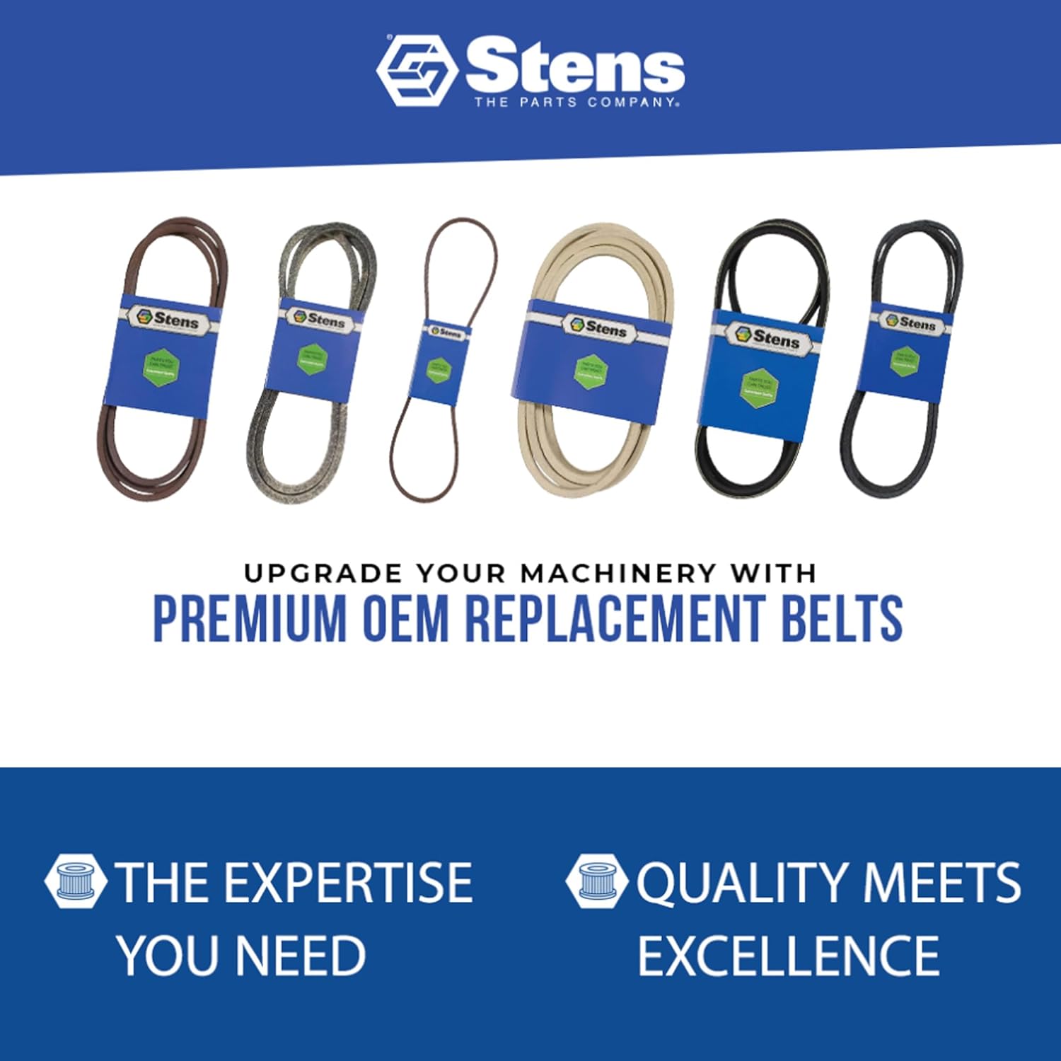 Stens Correa de repuesto OEM para varios tractores de césped MTD 754-0241, 754-0241-352, 754-0241A, 754-05040, 954-0241A, 954-04057, 954-05040