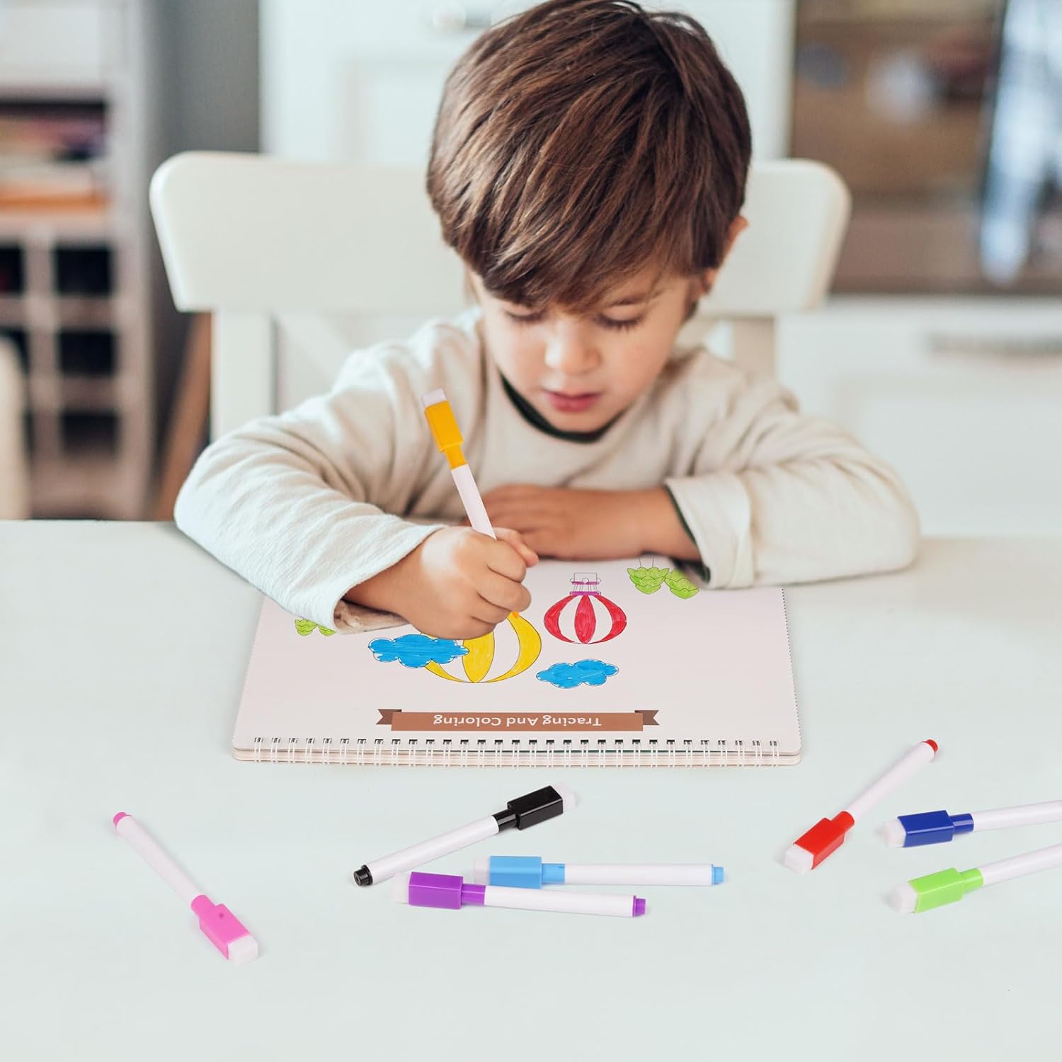 Dinosaurio Montessori – Juguetes de aprendizaje para niños pequeños de 3, 4, 5 años, actividades de aprendizaje preescolar, 10 temas, carpeta de