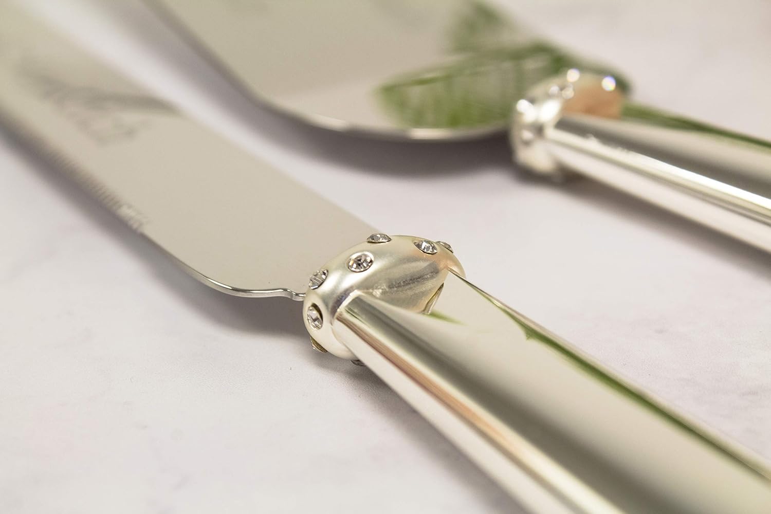 Lenox Devotion – Juego de cuchillos y servidores personalizados para tartas de boda, juego de corte de pastel de boda grabado, regalos de compromiso