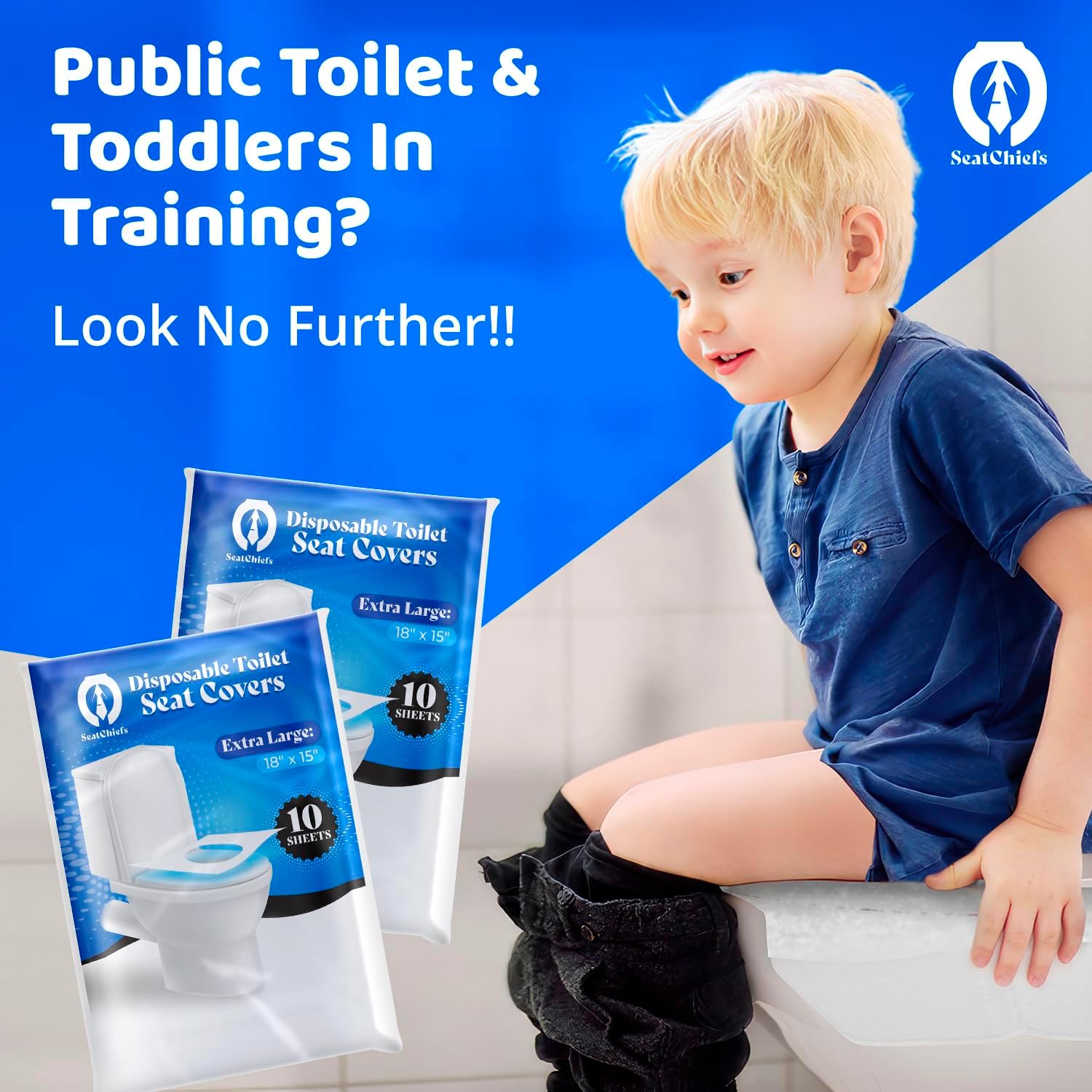 Funda para asiento de inodoro  100 piezas (100 piezas)  Fundas de papel higiénico público desechables para niños pequeños  Accesorios de viaje para