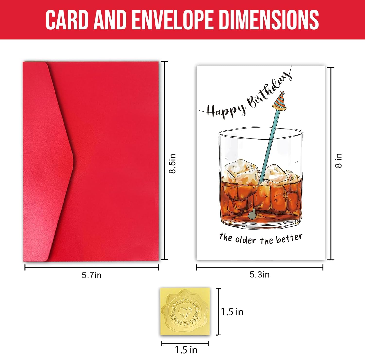 Tarjeta de feliz cumpleaños para hombres, divertida tarjeta de cumpleaños de compañero de trabajo, tarjeta de cumpleaños para él amigos (El mayor y