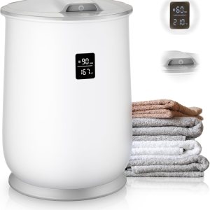 Calentador de toallas, capacidad mejorada de 20 litros para baño, calentador de toallas de lujo con bloqueo de seguridad infantil para mantas, Calentador de toallas, capacidad mejorada de 20 litros para baño, calentador de toallas de lujo con bloqueo de seguridad infantil para mantas,