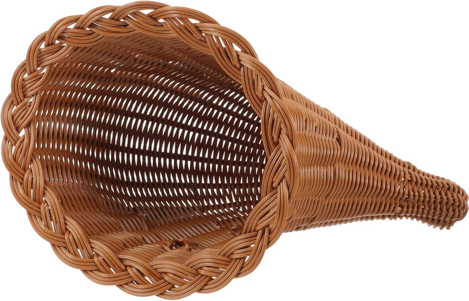 Abaodam Cornucopia – Cesta de mimbre para otoño, cesta de mimbre para pan, cesta de frutas tejidas para alimentos y verduras, bandeja para