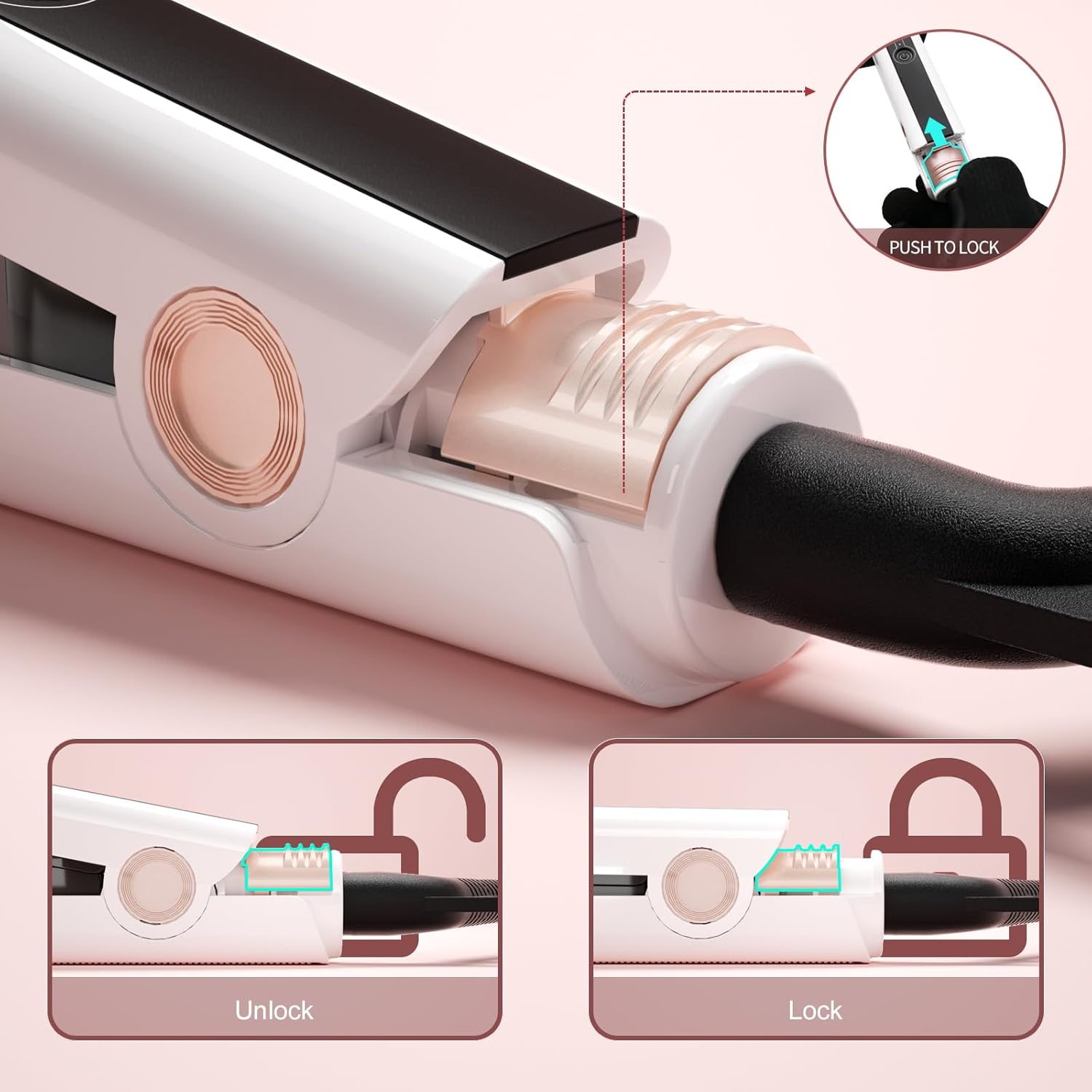K&K Shine Therapy – Plancha de pelo de 2.25 pulgadas, plancha plana infundida con aceite de argán y queratina, alisadores profesionales de