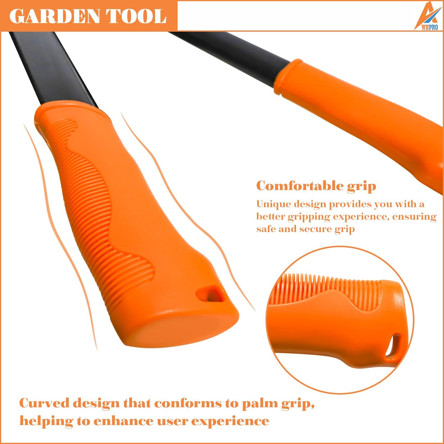 Awnpro Machete, tijeras de seto y tijeras de árbol, juego de 3 tijeras de jardín resistentes con tijeras de árbol de acción compuesta, corta ramas