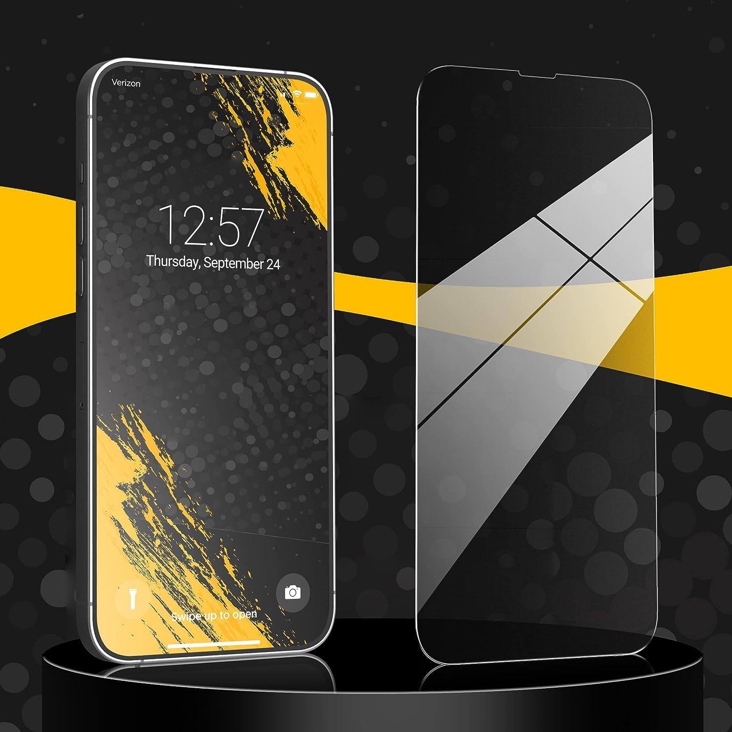 magglass Protector de privacidad + compatible con iPhone 15 PRO – Protector de pantalla de privacidad – Cristal templado antiespía (aplicador