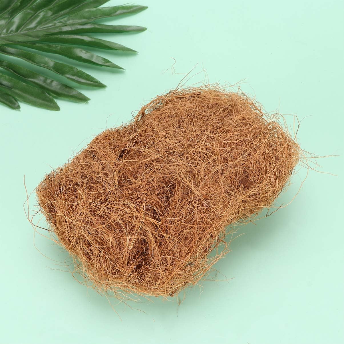 Cabilock Natural Coco Liners – Tapete de fibra de coco y coco, cesta de coco para bricolaje, cesta de flores, verduras, red para pájaros, 5.9 in,
