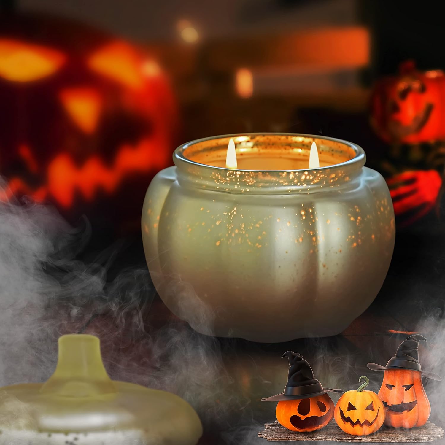 Velas perfumadas para decoración del hogar  Velas de aromaterapia  en forma de calabaza  Calabaza de arándano  Regalo de velas de cera de soja
