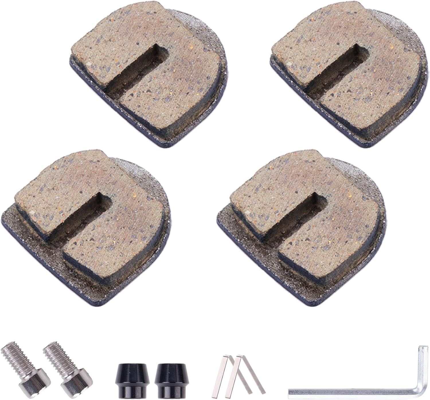 Pastillas de freno redondeadas para Razor Dirt Quad 500 E500S MX500 MX650 SX500 McGrath Dirt Rocket RSF650 motos deportivas eléctricas, motos de