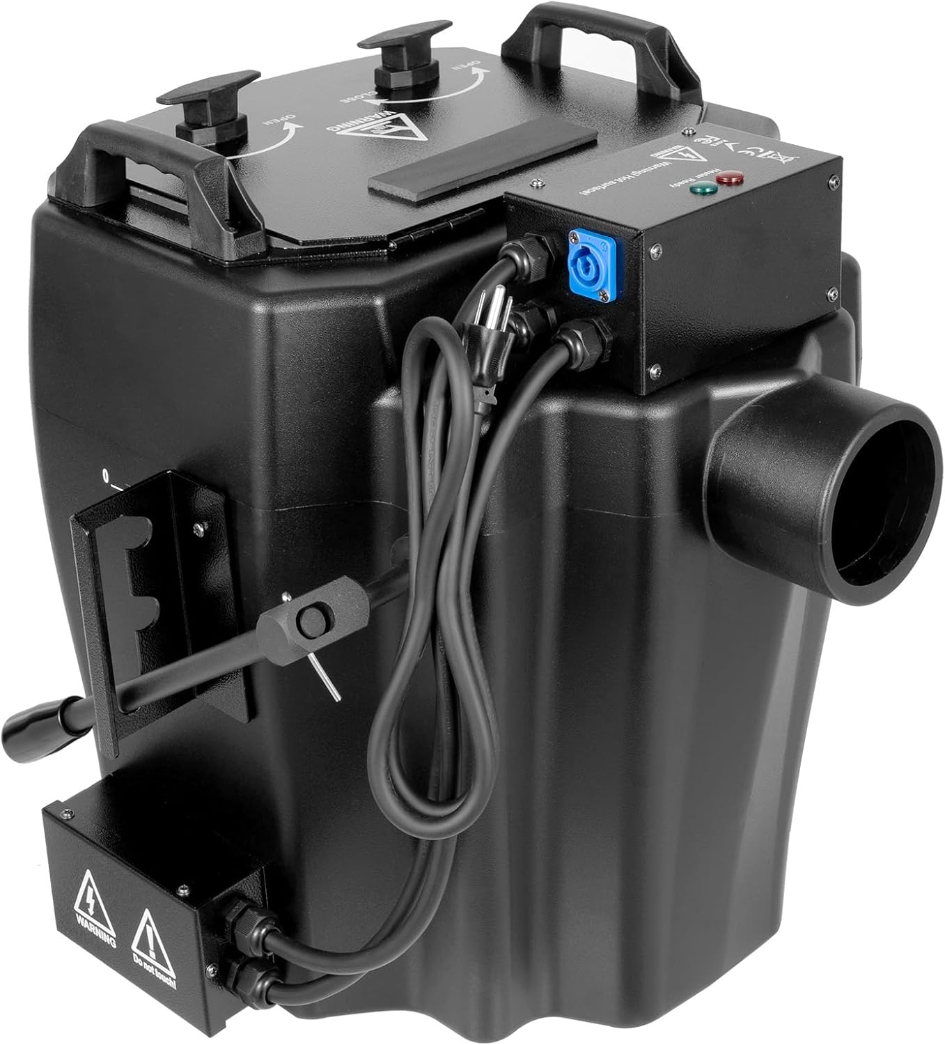 Máquina de niebla de hielo seco, máquina de humo, máquina de niebla baja con tubo para escenarios interiores y exteriores, boda, fiesta club (6000