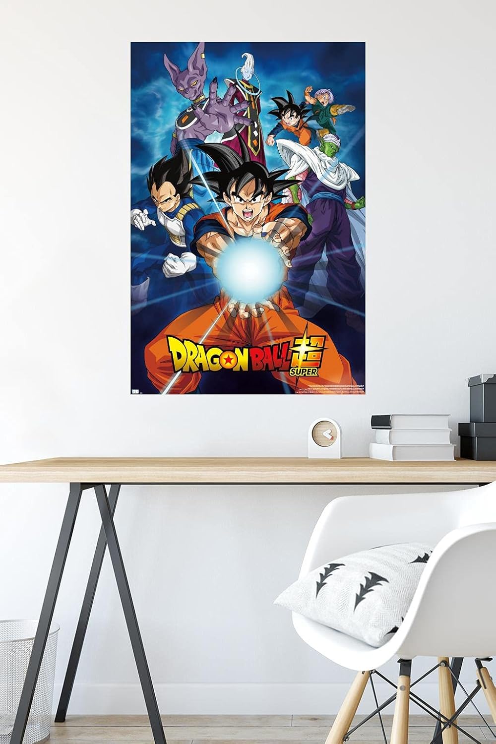 Trends International Dragon Ball Super – Póster de pared de grupos, 22.375 x 34 pulgadas, paquete de póster y montaje